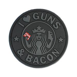 Patch airsoft Guns & Bacon D.60mm