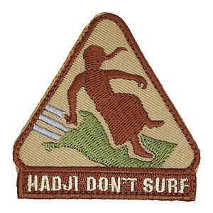 Patch Airsoft Hadji Don't Surf 