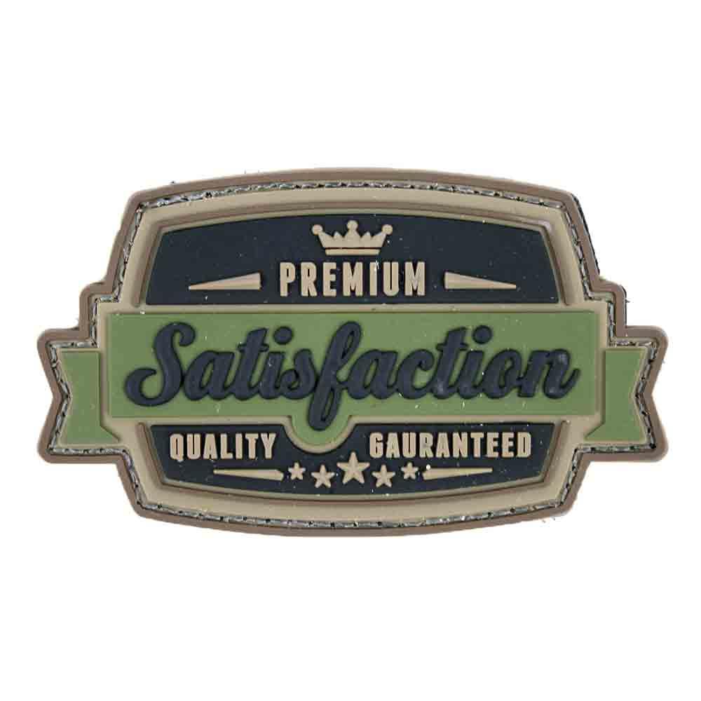 Patch Airsoft Satisfaction PVC (Vert)