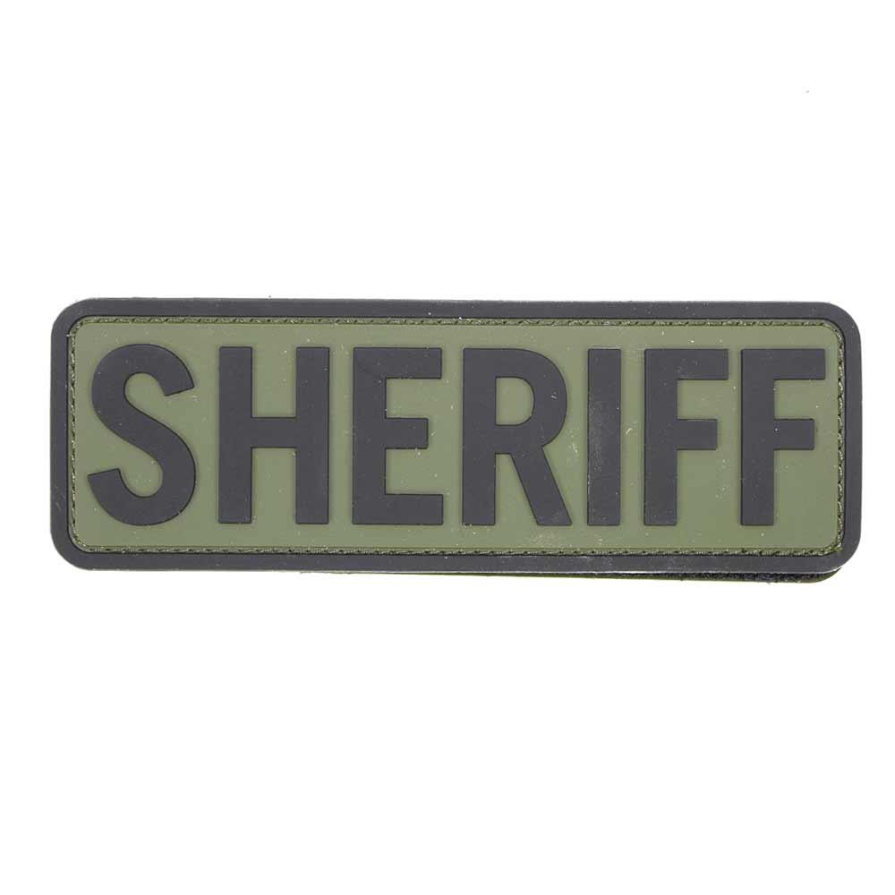 Patch Airsoft Sheriff PVC 15x5cm OD