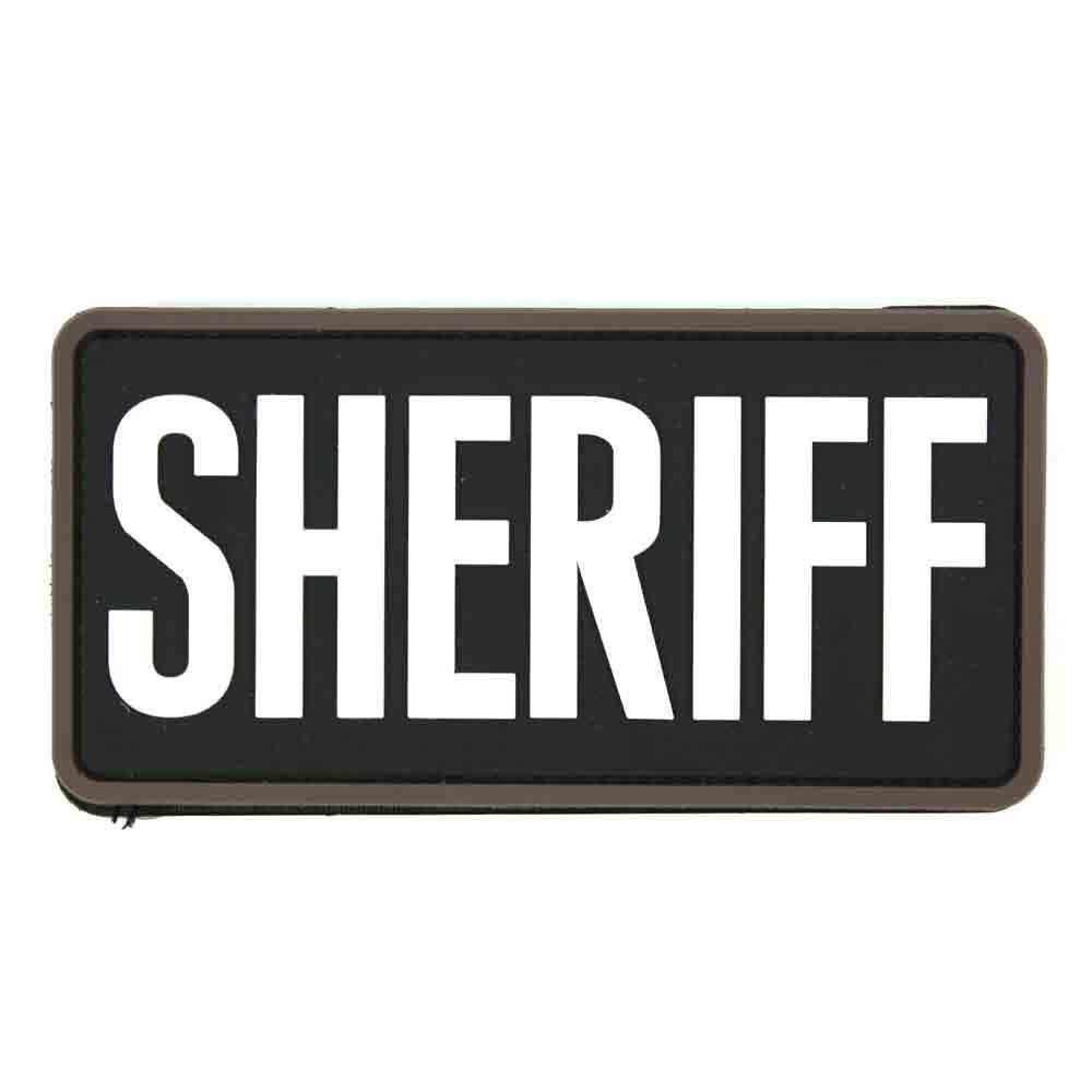 Patch Airsoft Sheriff PVC 15x7.5cm 