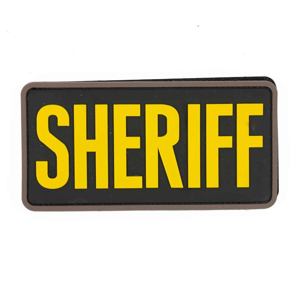 Patch Airsoft Sheriff PVC 15x7.5cm 