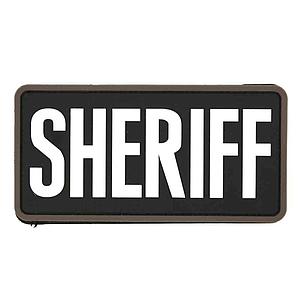 Patch Airsoft Sheriff PVC 15x7.5cm 