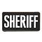 Patch Airsoft Sheriff PVC 15x7.5cm 
