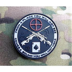 Patch airsoft Sniper 3D 