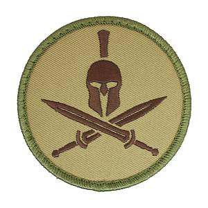 Patch Airsoft Spartan Helmet