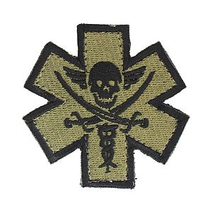 Patch Airsoft Tactical Medic Pirate