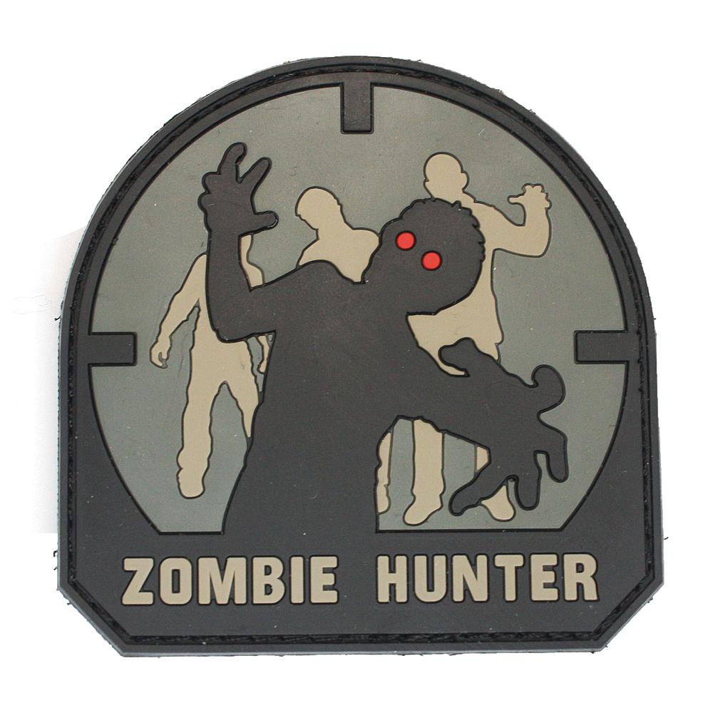 Patch Airsoft Zombie Hunter PVC 
