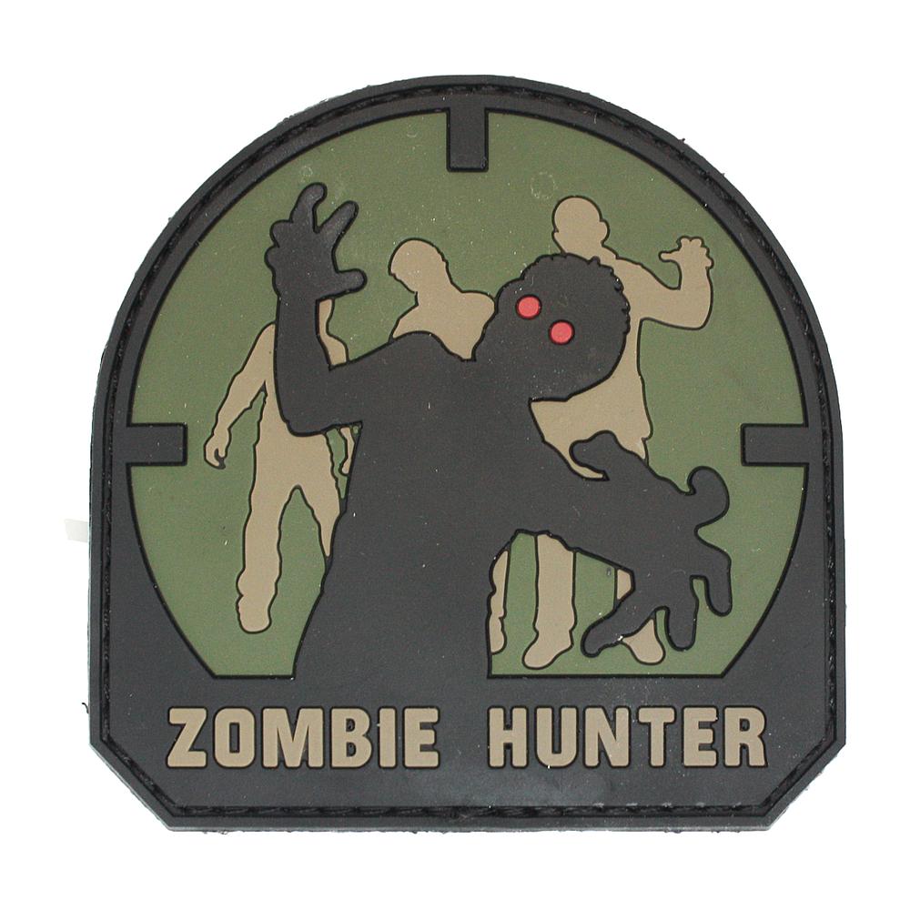 Patch Airsoft Zombie Hunter PVC 
