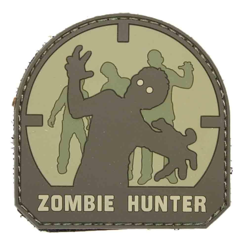Patch Airsoft Zombie Hunter PVC 
