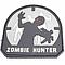 Patch Airsoft Zombie Hunter PVC 