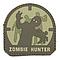 Patch Airsoft Zombie Hunter PVC 