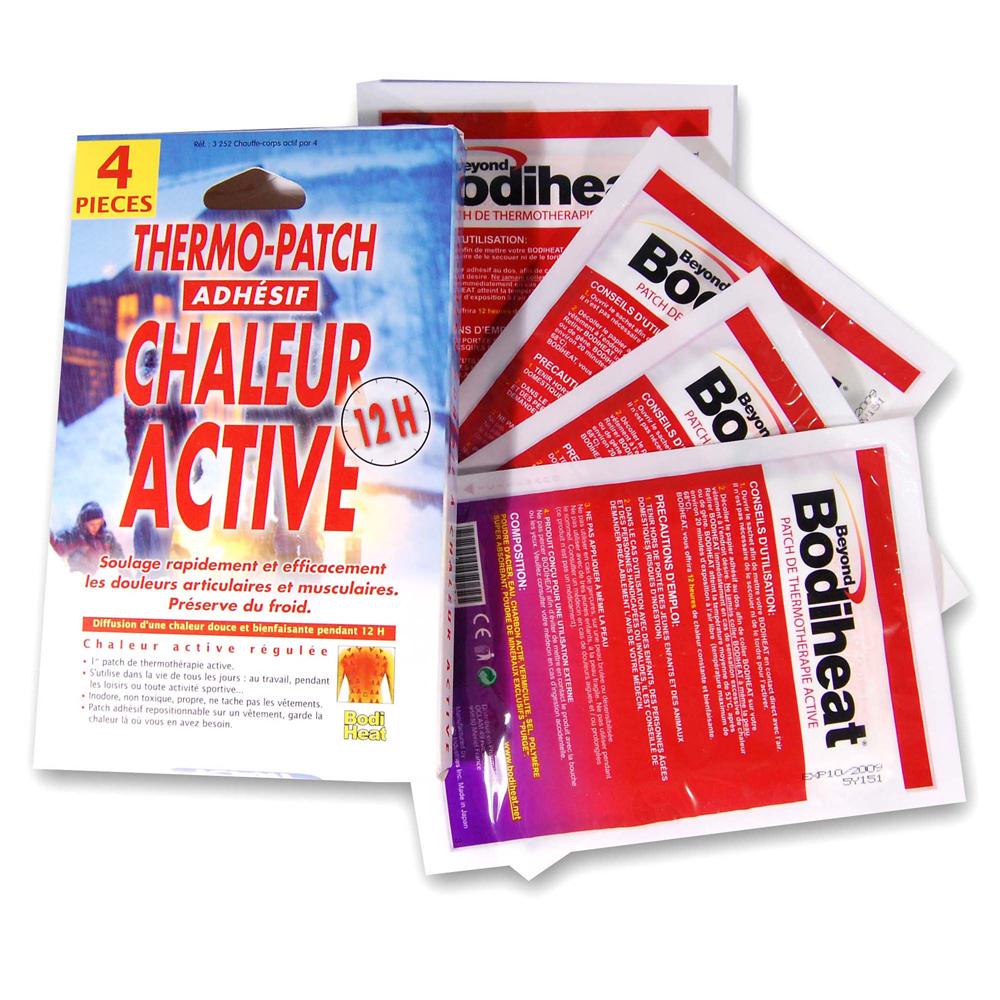 Patch chauffe-corps actif 12h - 4 pièces - Miltec