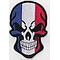 Patch Skull french flag head