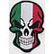 Patch Skull Italy flag head