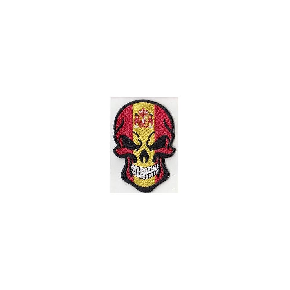 Patch Skull Spanish flag head