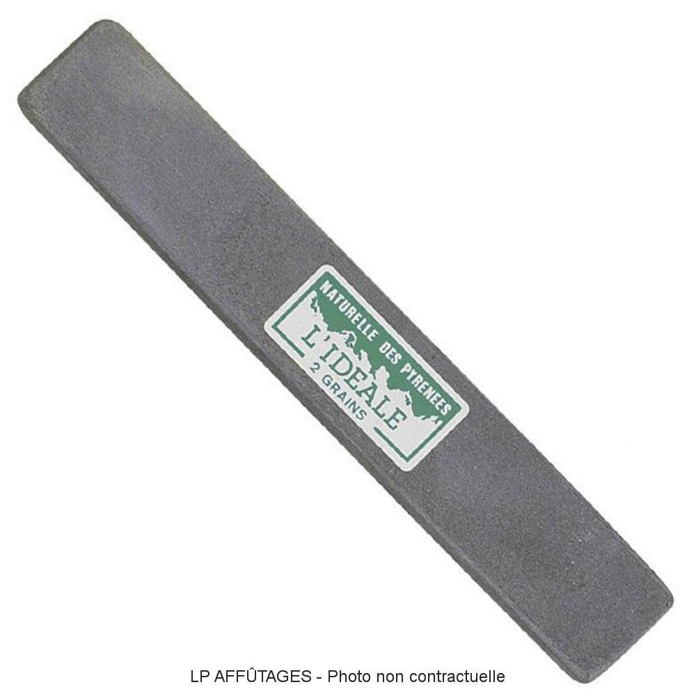 PIERRE A AIGUISER NATURELLE DES PYRENEES 2 GRAINS 20CM
