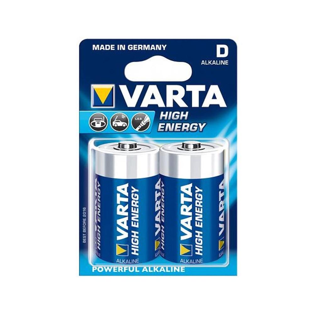 Pile LR20 High Energy - Lot de 2 - Varta