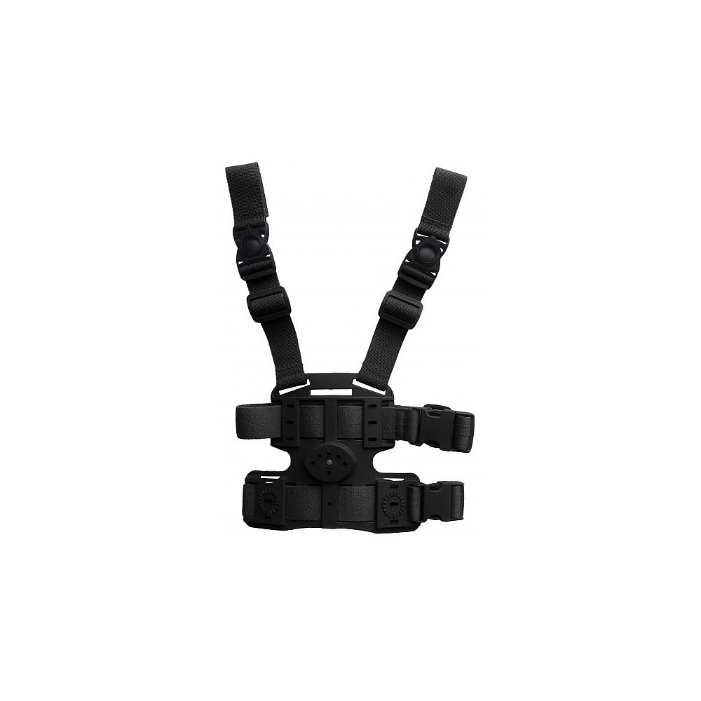 Plaque de cuisse 2 Sangles Rigide - Droitier - Noir - Vegatek