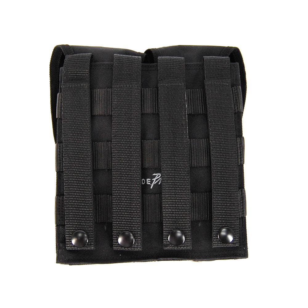 Pochette grenade double - Noir