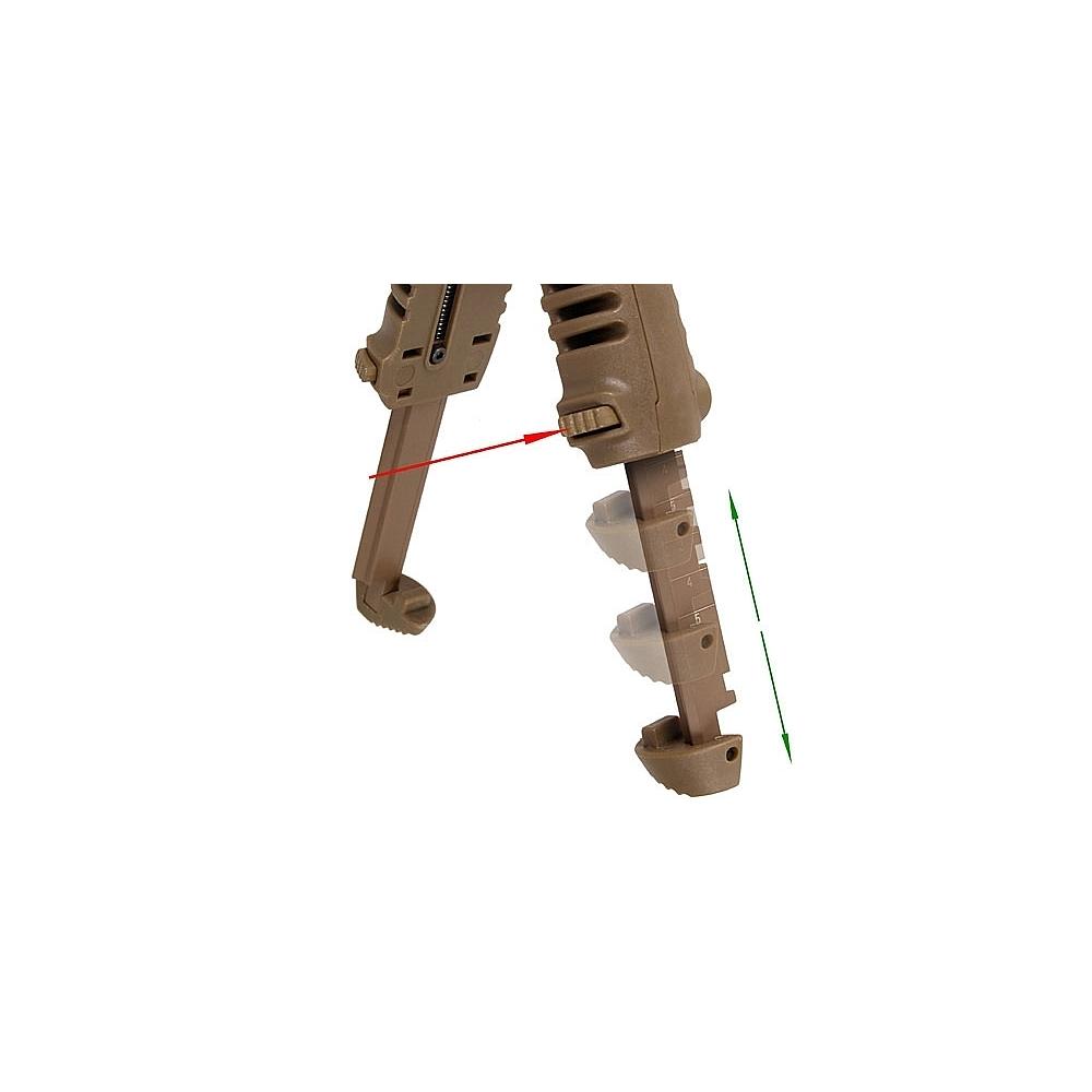 Poignée bipied Coyote - P&J