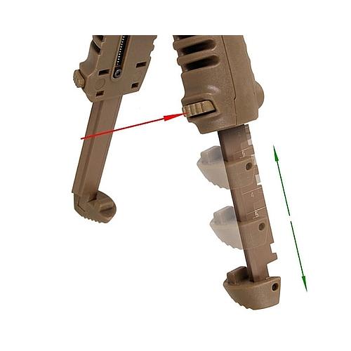 Poignée bipied Coyote - P&J