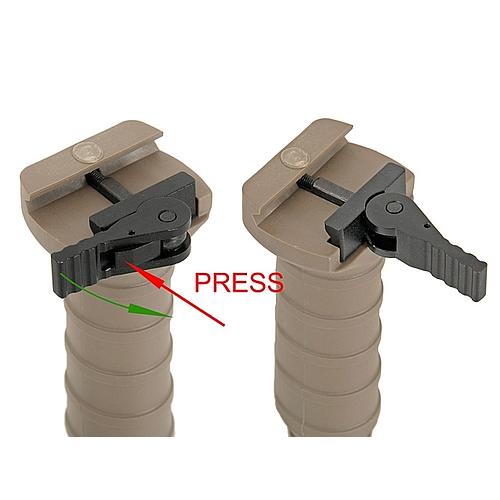 Poignée Verticale type QD (