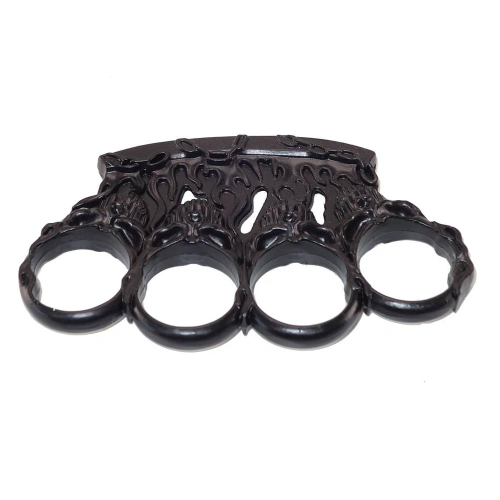 POING AMERICAIN CRANE FLAME ET CHAINE