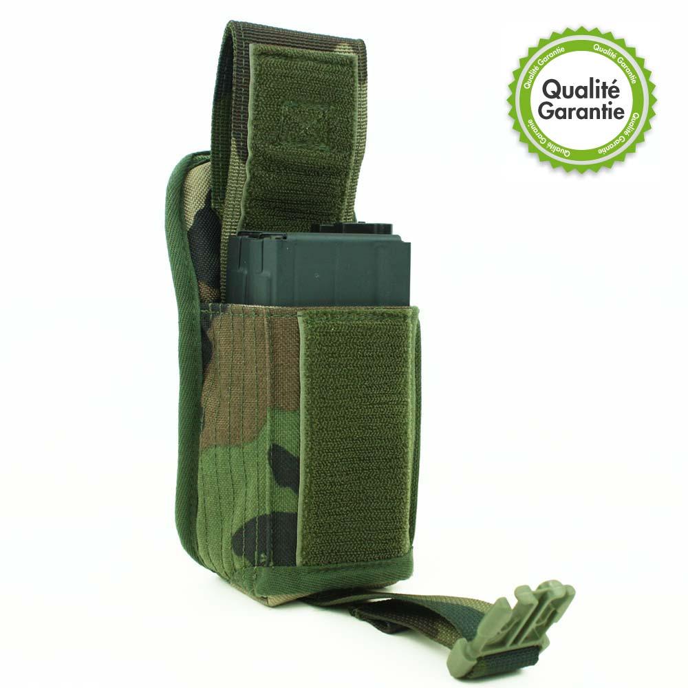 Porte chargeur Famas double - Camouflage CE - Modulpack system