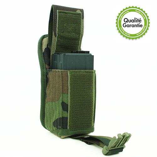 Porte chargeur Famas double - Camouflage CE - Modulpack system