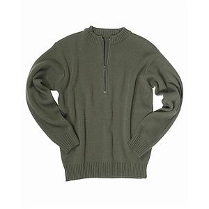 Pull-over Acrylique Col Rond Zippé 