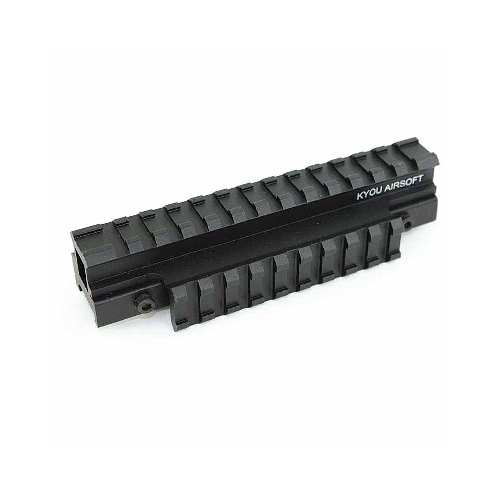 Réhausseur triple rail Picatinny pour rail Weaver (22mm) 