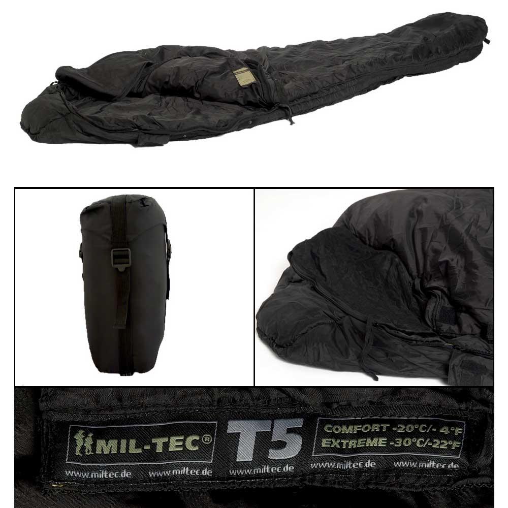 Sac de couchage TACTICAL 5 - Noir