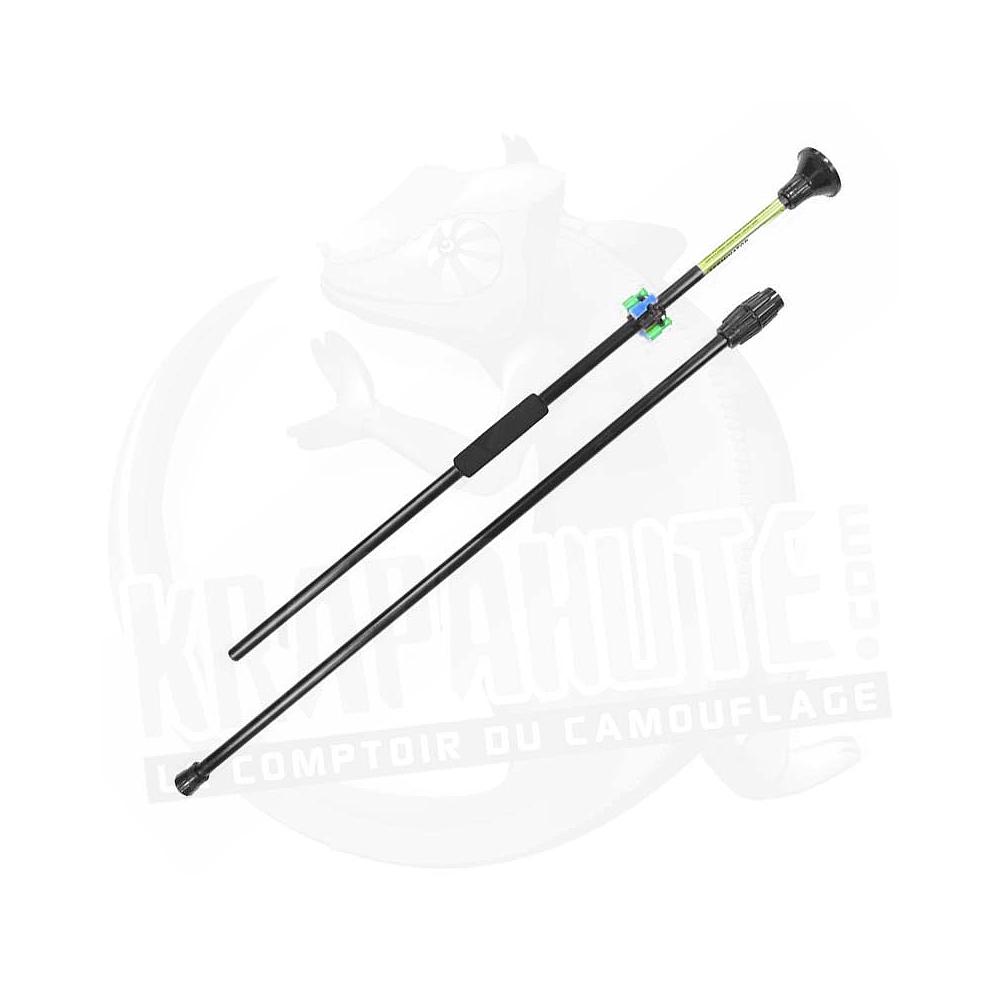 Sarbacane 122 cm (en 2 pièces) calibre .40 noir + 10 embouts 
