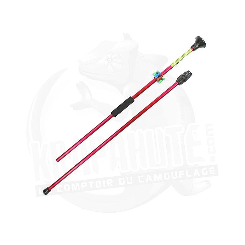Sarbacane 122 cm (en 2 pièces) calibre .40 rouge + 10 embouts 