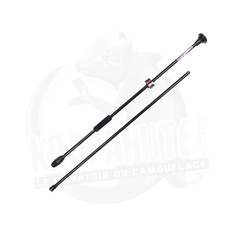 Sarbacane 152 cm (en 2 pièces) calibre .40 rouge + 10 embouts 