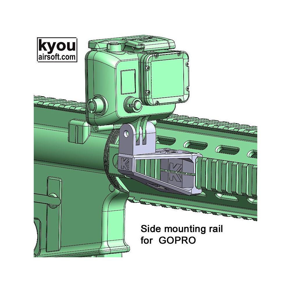 Support Latéral pour caméra GoPro - Noir - Kyou