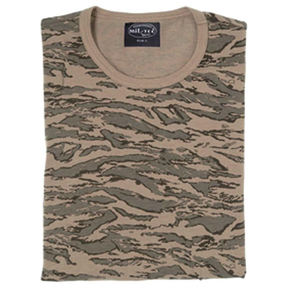 T-shirt elastane Camouflage
