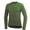 T-shirt manche longue ullfrotté 200 gr woolpower col rond zippé