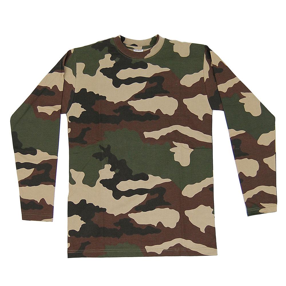 T-shirt manches longues camo CE