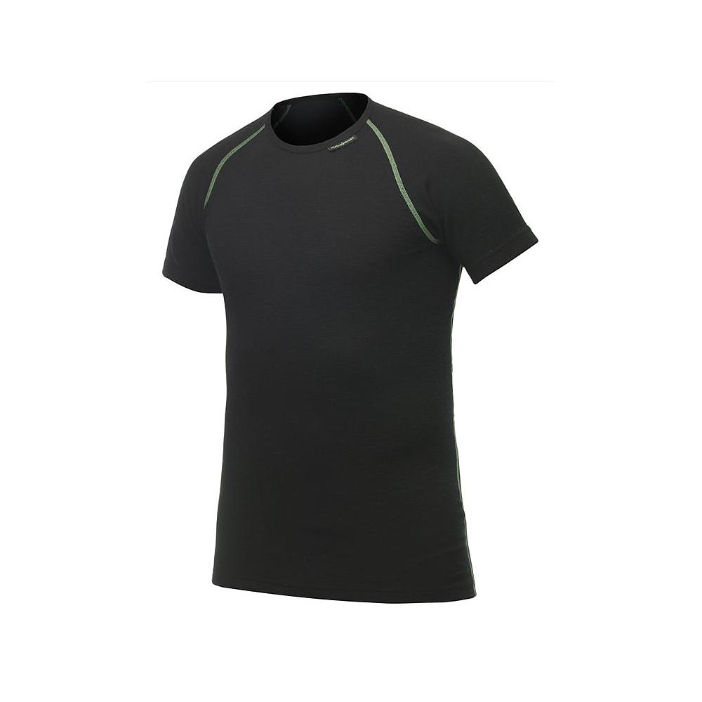 T-shirt ullfrotté woolpower lite noir