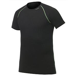 T-shirt ullfrotté woolpower lite noir