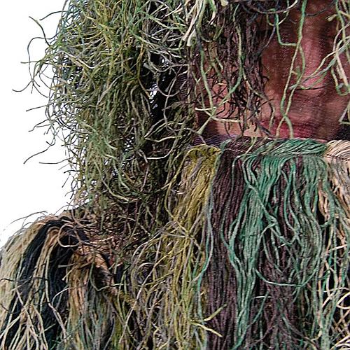 Tenue Ghillie Anti-Feu 4 piéces woodland