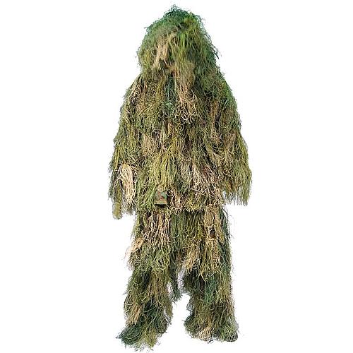 Tenue Ghillie Anti-Feu 4 piéces woodland