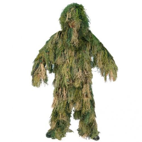 Tenue Ghillie Anti-Feu 4 piéces woodland