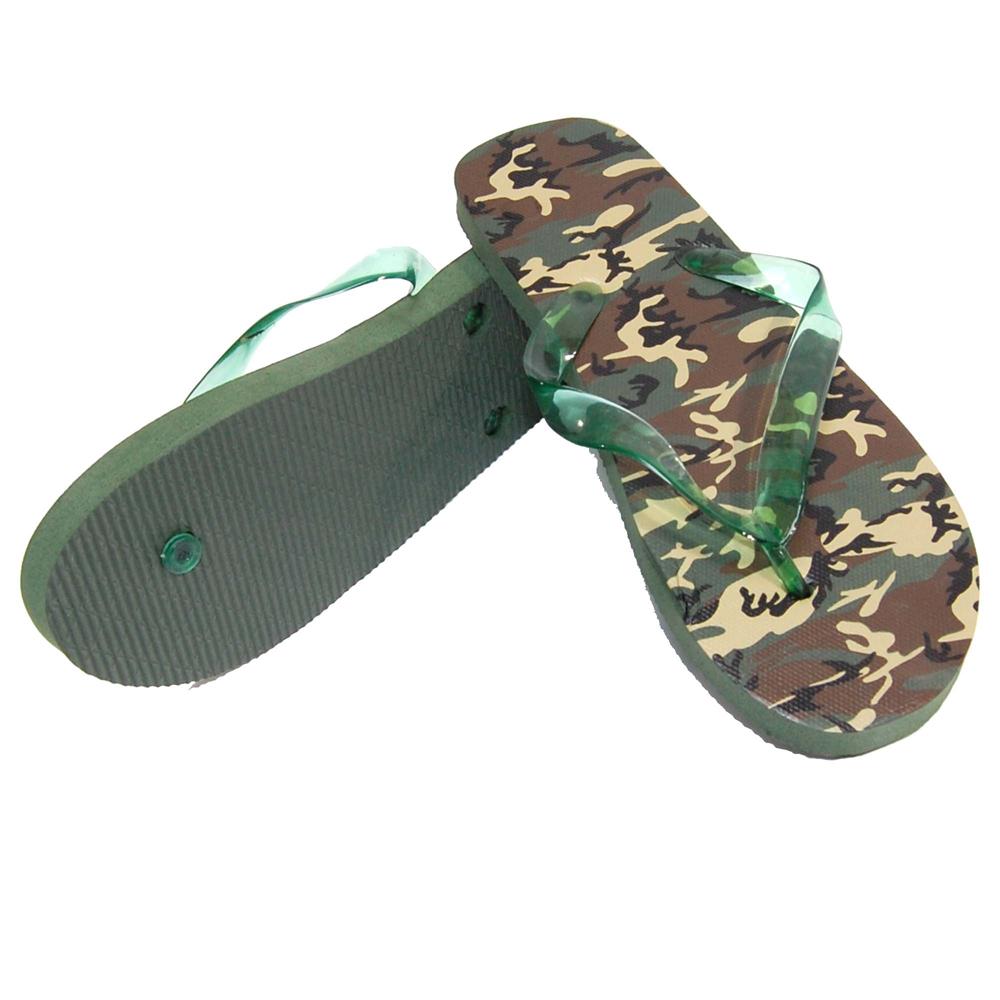 Tongs de couleur camouflage