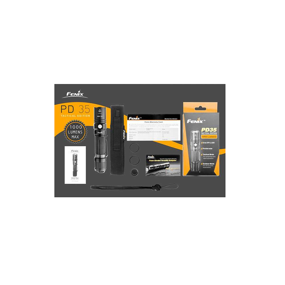 Torche PD35 Tactical édition - 1000 Lumens