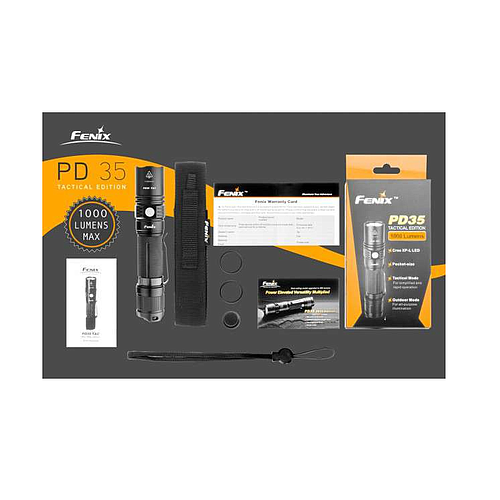 Torche PD35 Tactical édition - 1000 Lumens