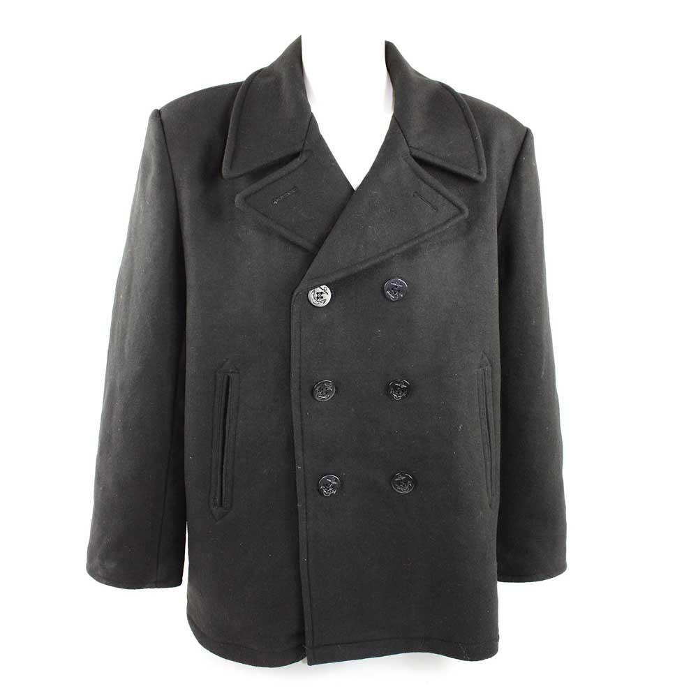 Veste Pea coat  US NAVY Noir