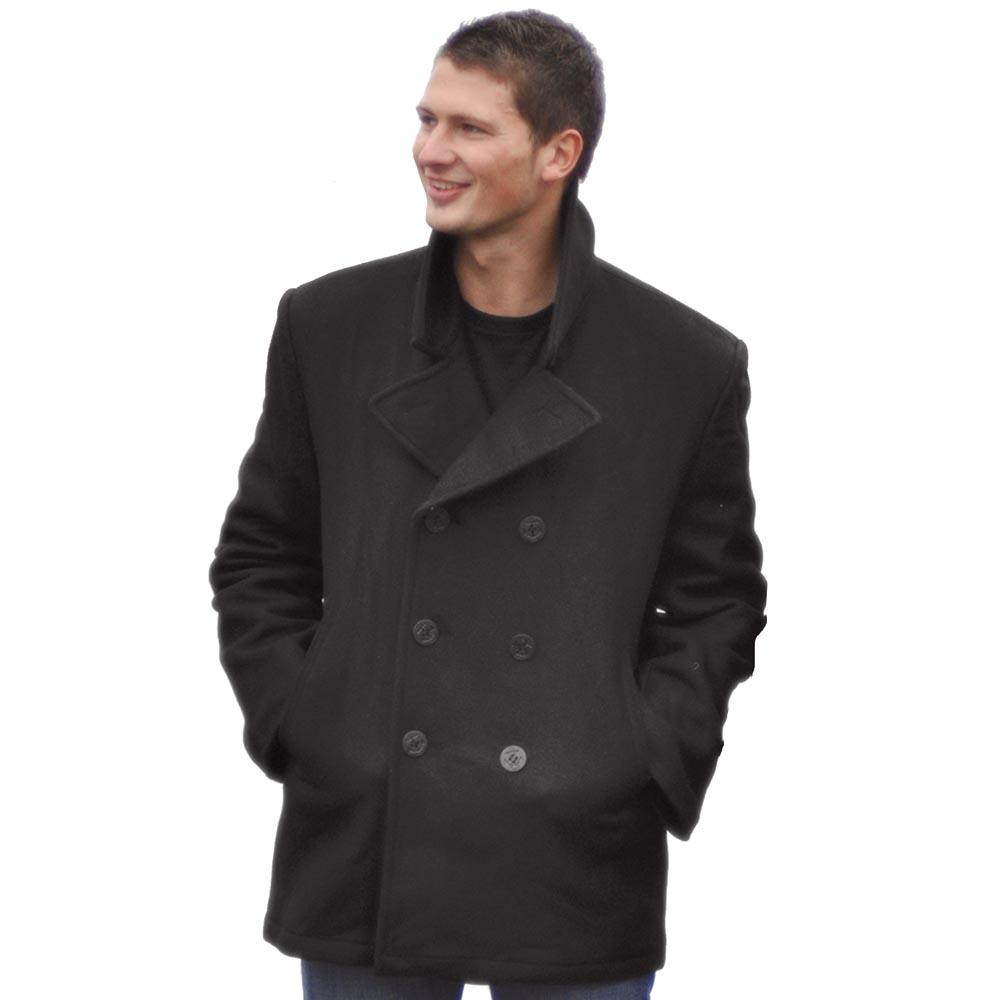 Veste Pea coat  US NAVY Noir